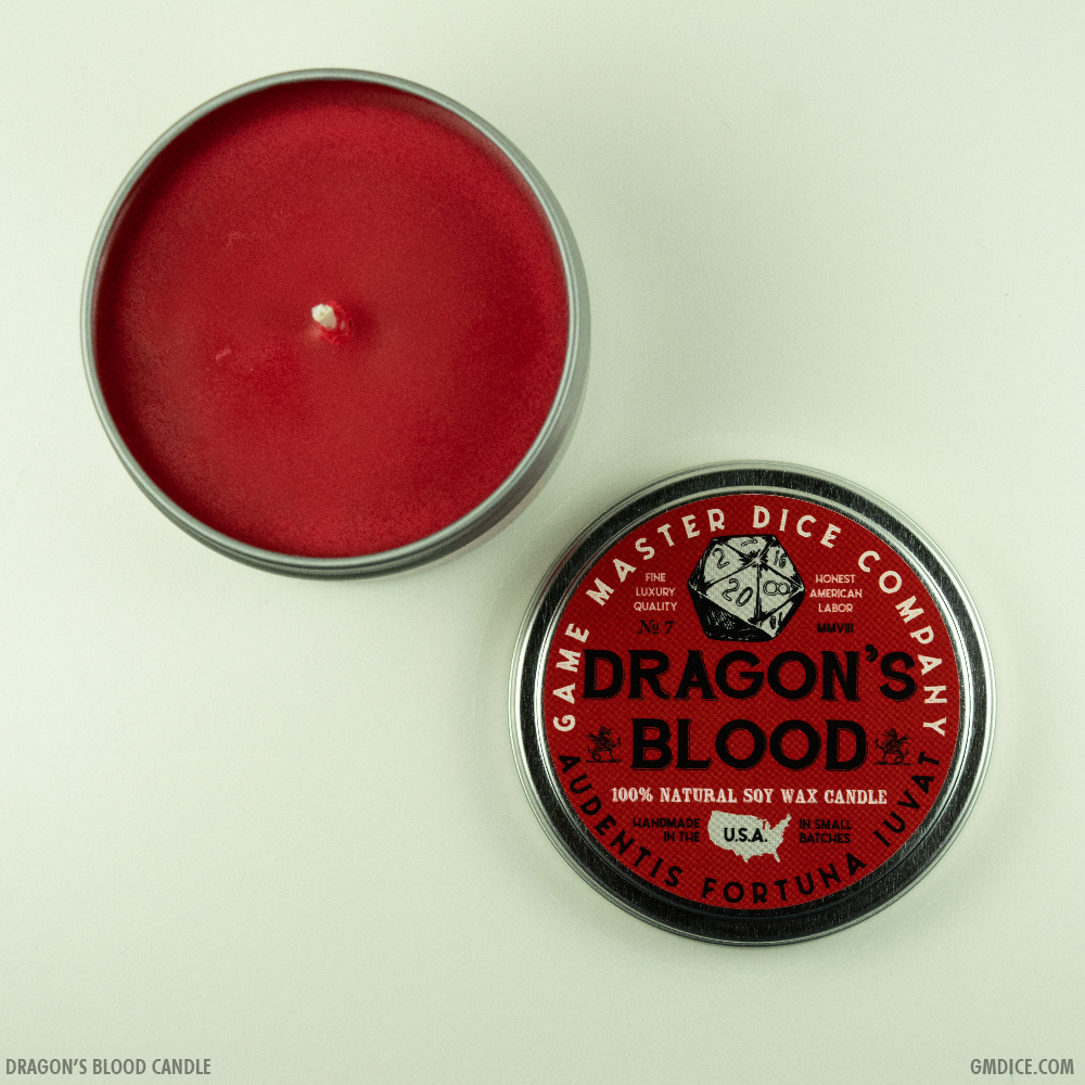 GAMING CANDLE! DRAGON'S BLOOD