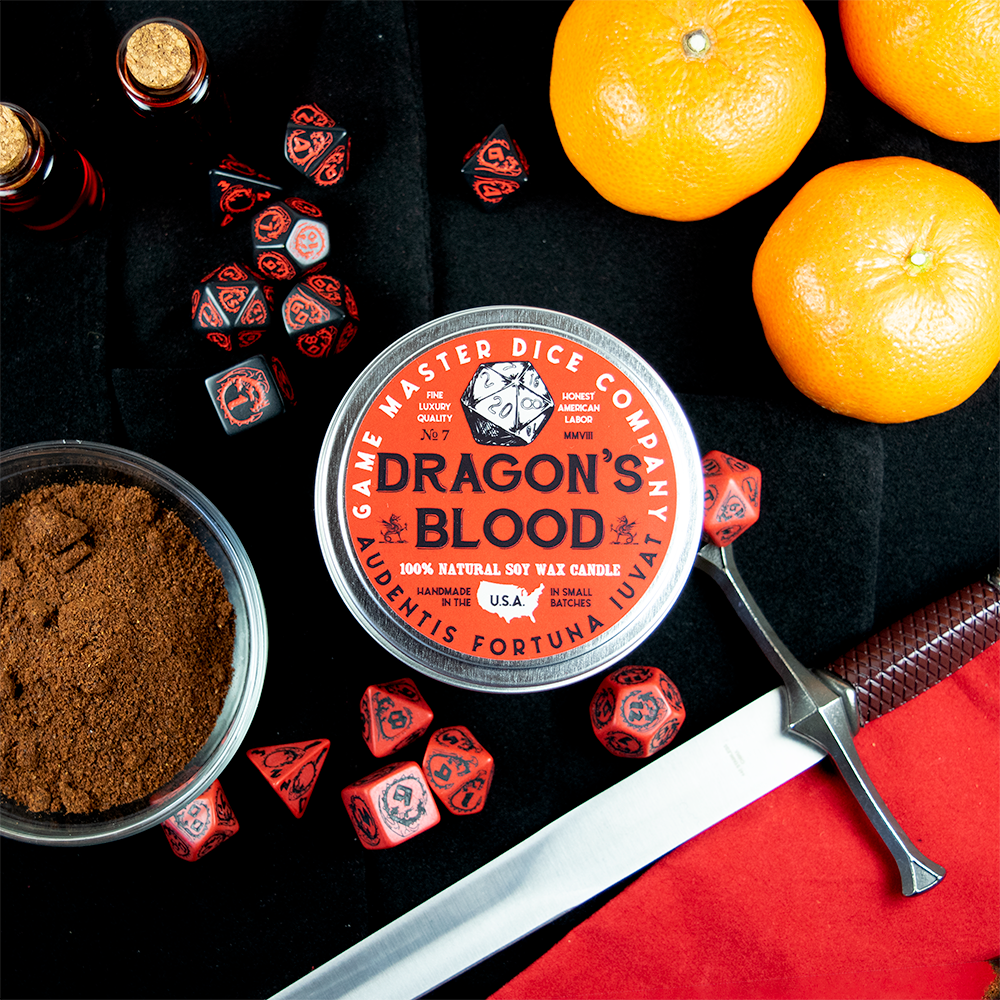 GAMING CANDLE! DRAGON'S BLOOD