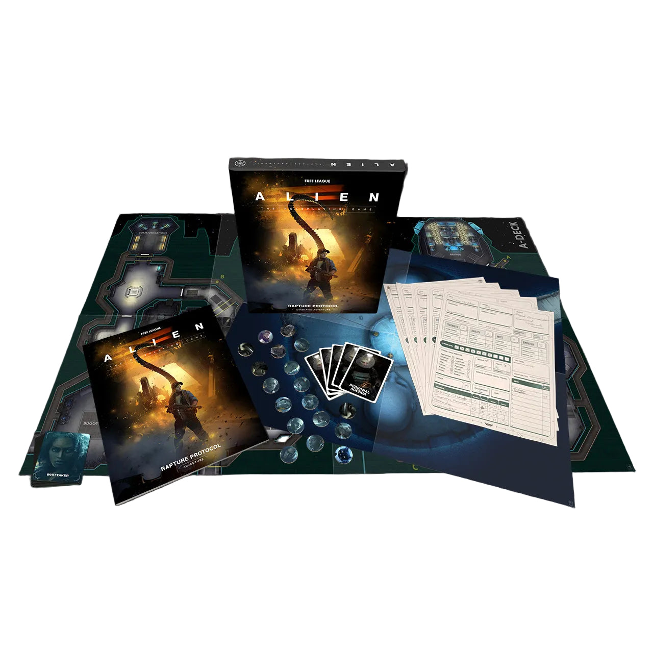 ALIEN EVOLVED RPG: RAPTURE PROTOCOL Cinematic Adventure Set