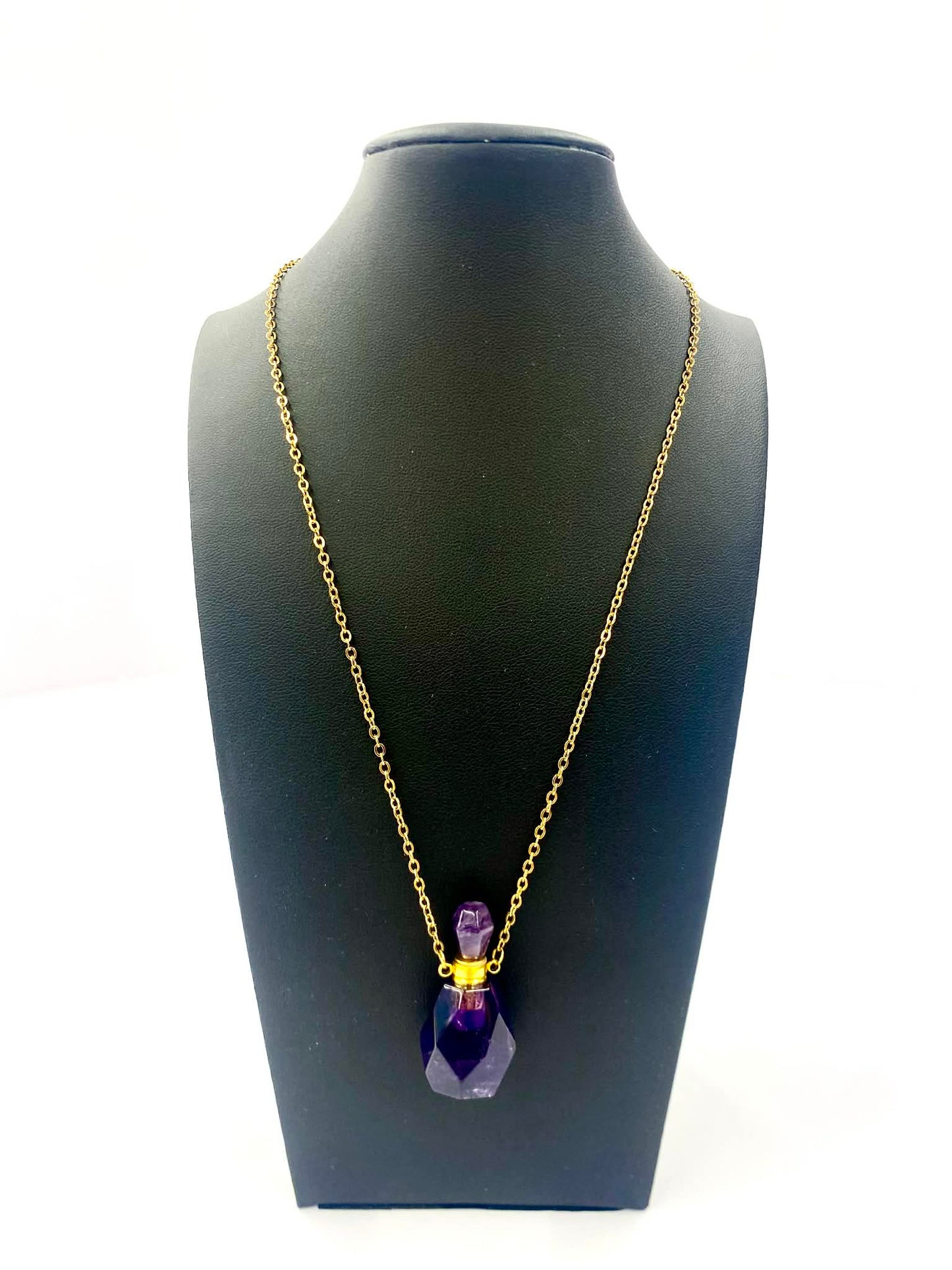 GEMSTONE POTION BOTTLE NECKLACE