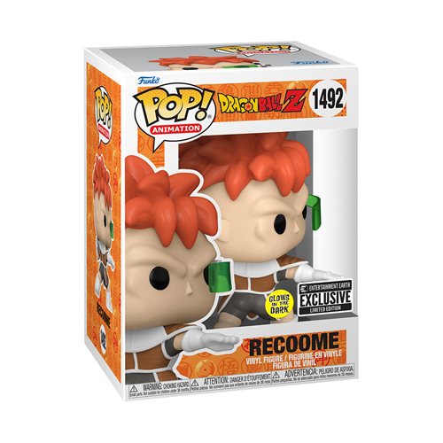 POP! Dragon Ball Z! GLOW IN THE DARK RECOOME - Funko Pop! Vinyl Figure- LIMITED RUN! #1492