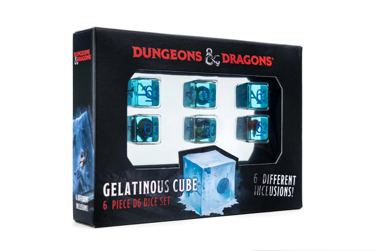D&D Gelatinous Cube D6 Dice