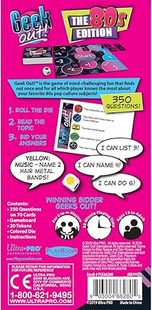 GEEK OUT! The 80's Edition