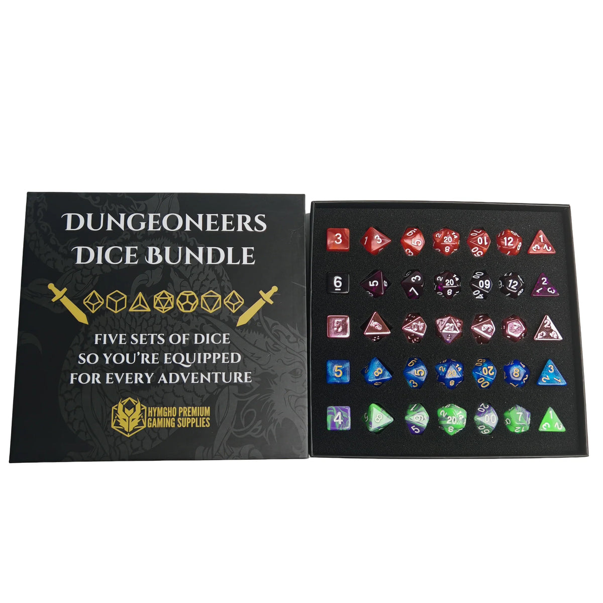 DUNGEONEER'S DICE BUNDLE - 5 sets
