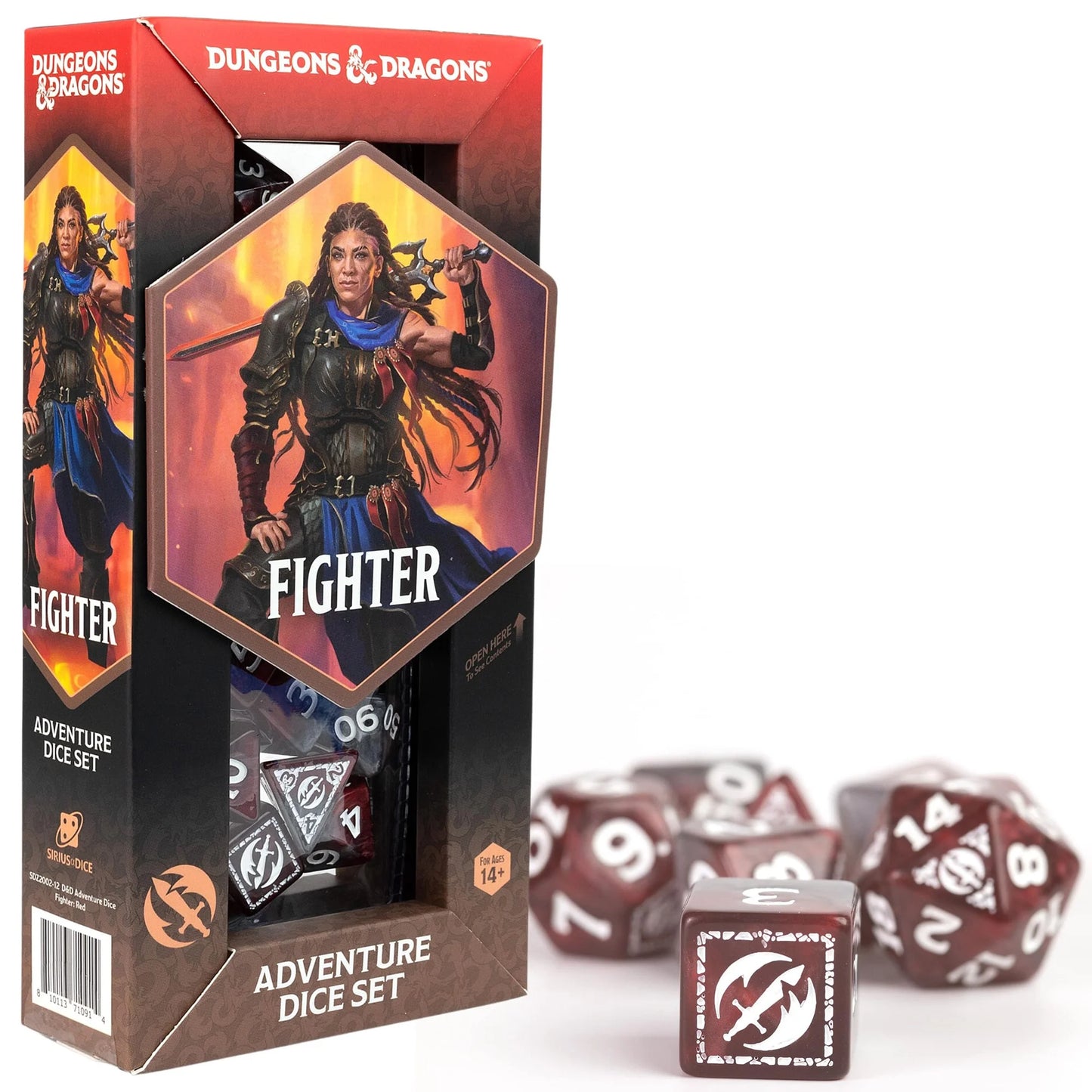 Dungeons & Dragons Adventure Dice Set - Fighter