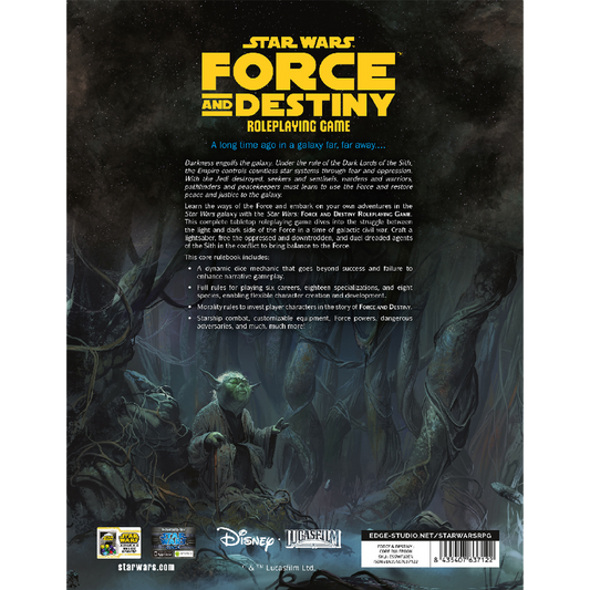STAR WARS ROLEPLAYING GAME - FORCE AND DESTINY: CORE RULEBOOK