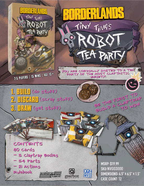 TINY TINA'S ROBOT TEA PARTY (A BORDERLANDS BOARD GAME!)