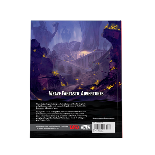 DUNGEONS AND DRAGONS 5.5E - DUNGEON MASTER'S GUIDE (2024)