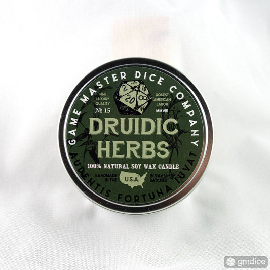 GAMING CANDLE! DRUIDIC HERBS