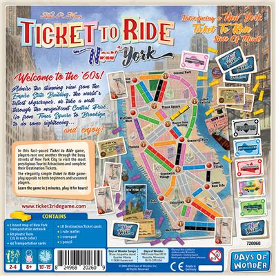 TICKET TO RIDE: NEW YORK