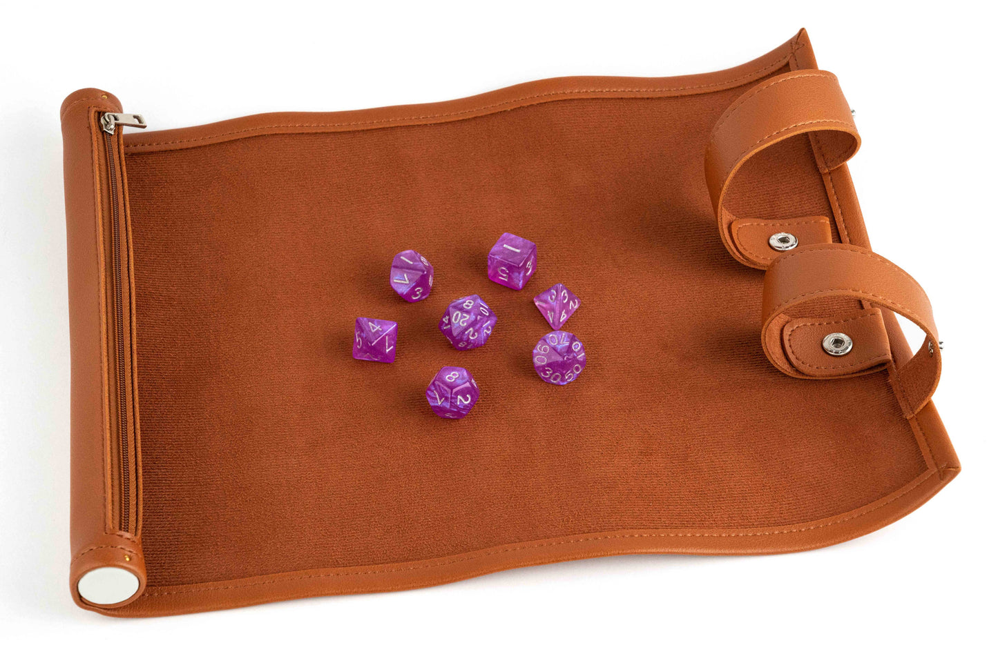 SCROLL DICE ROLLING MAT AND CARRYING CASE