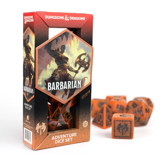 DUNGEONS & DRAGONS ADVENTURE DICE SET - BARBARIAN