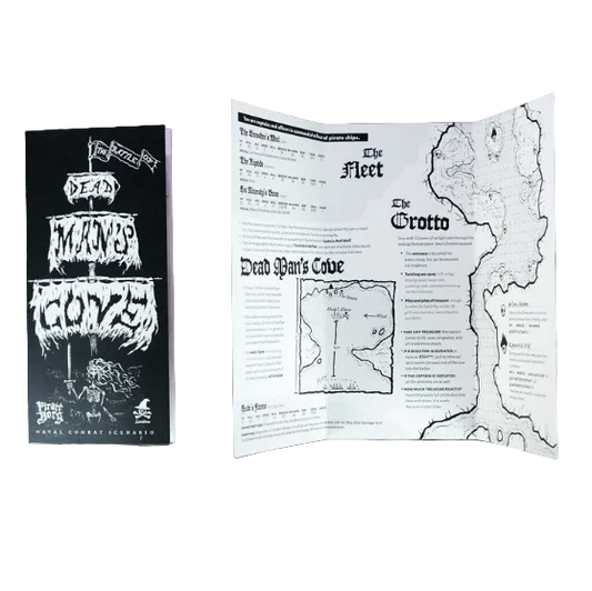 PIRATE BORG ROLEPLAYING GAME: THE BATTLE OF DEAD MAN'S COVE - ADVENTURE BROCHURE