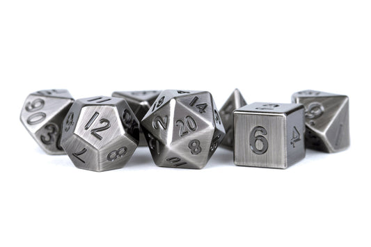 FANROLL  ANTIQUE SILVER METAL 16mm POLY SET