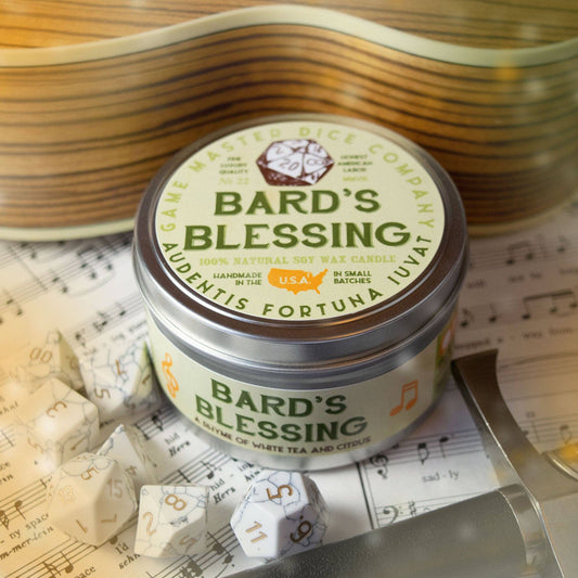 GAMING CANDLE: BARD'S BLESSING