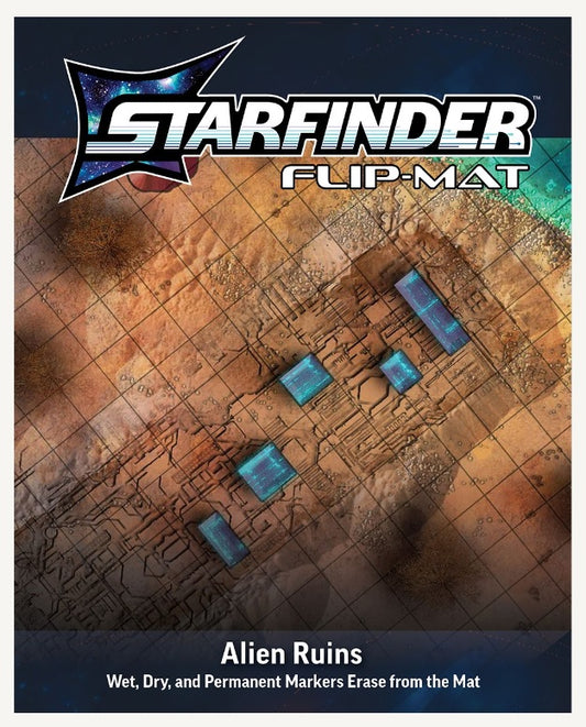 STARFINDER RPG: FLIP MAT - ALIEN RUINS