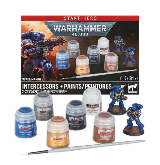 SPACE MARINES: INTERCESSORS + PAINTS