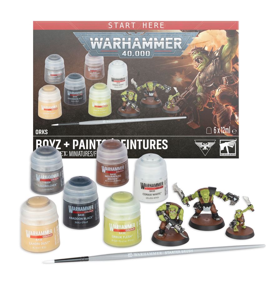WARHAMMER 40K: ORKS + PAINTS