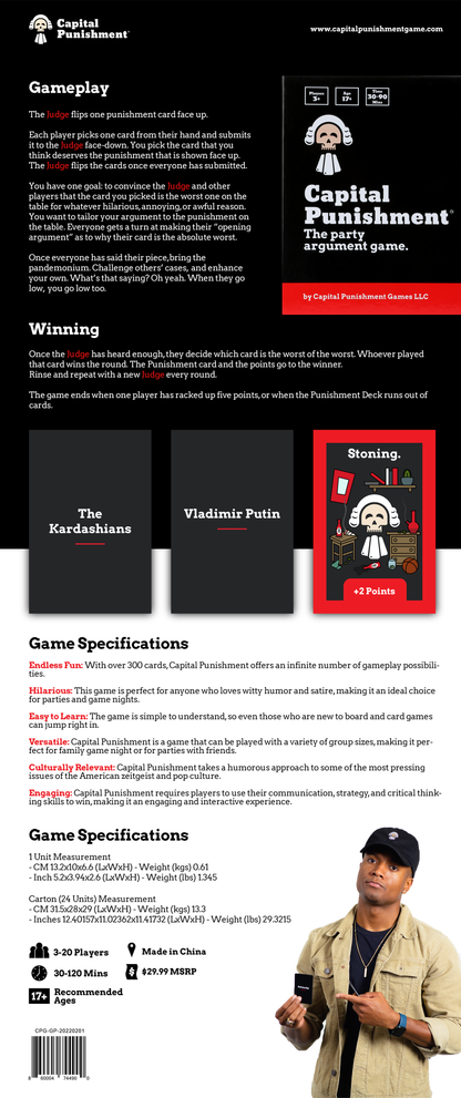 CAPITAL PUNISHMENT - The Party Argument Game!