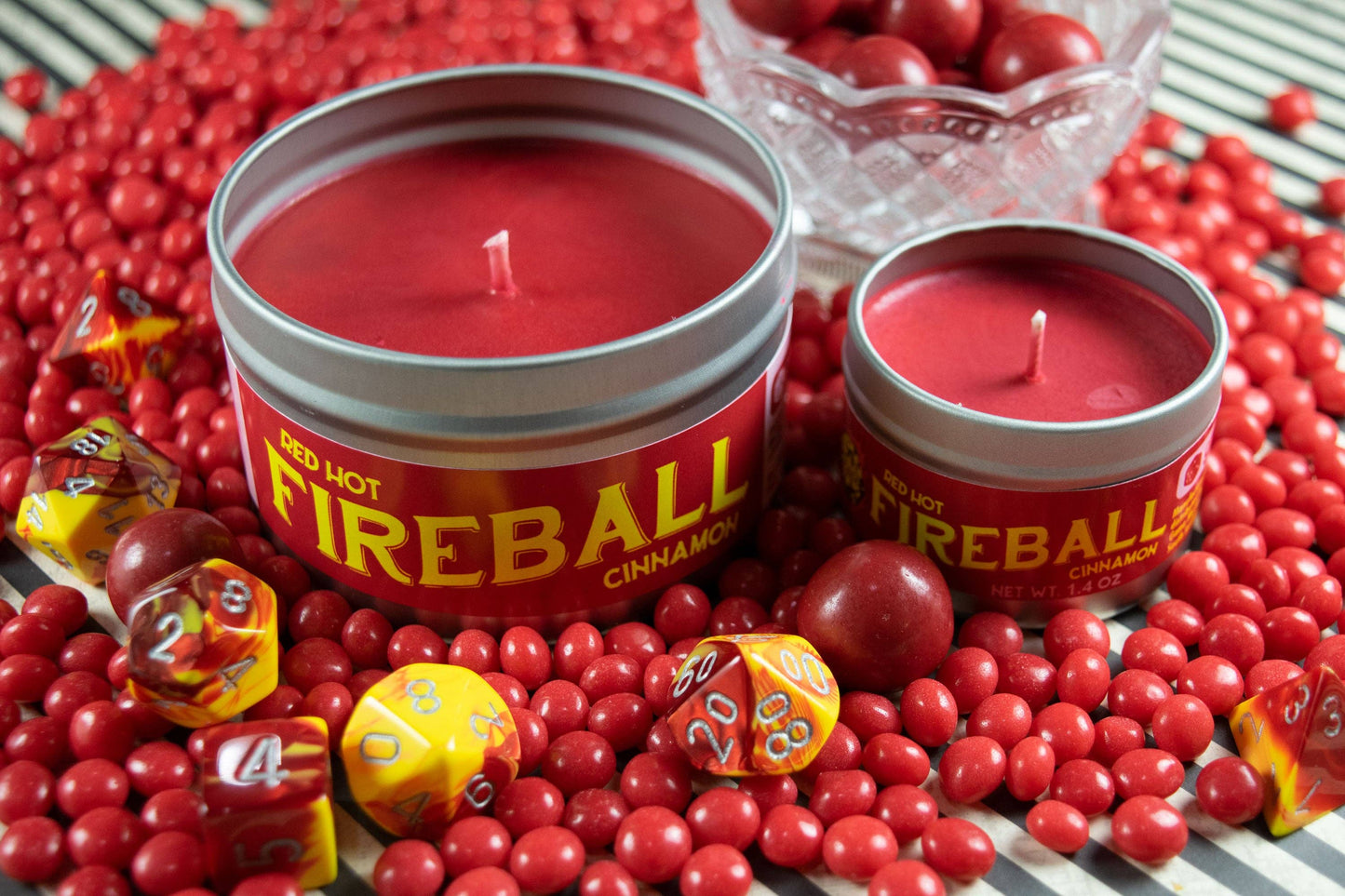 GAMING CANDLE:  FIREBALL!