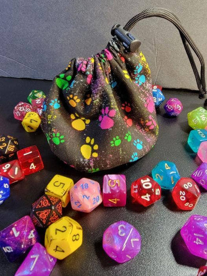 PAW PRINTS DICE BAG!