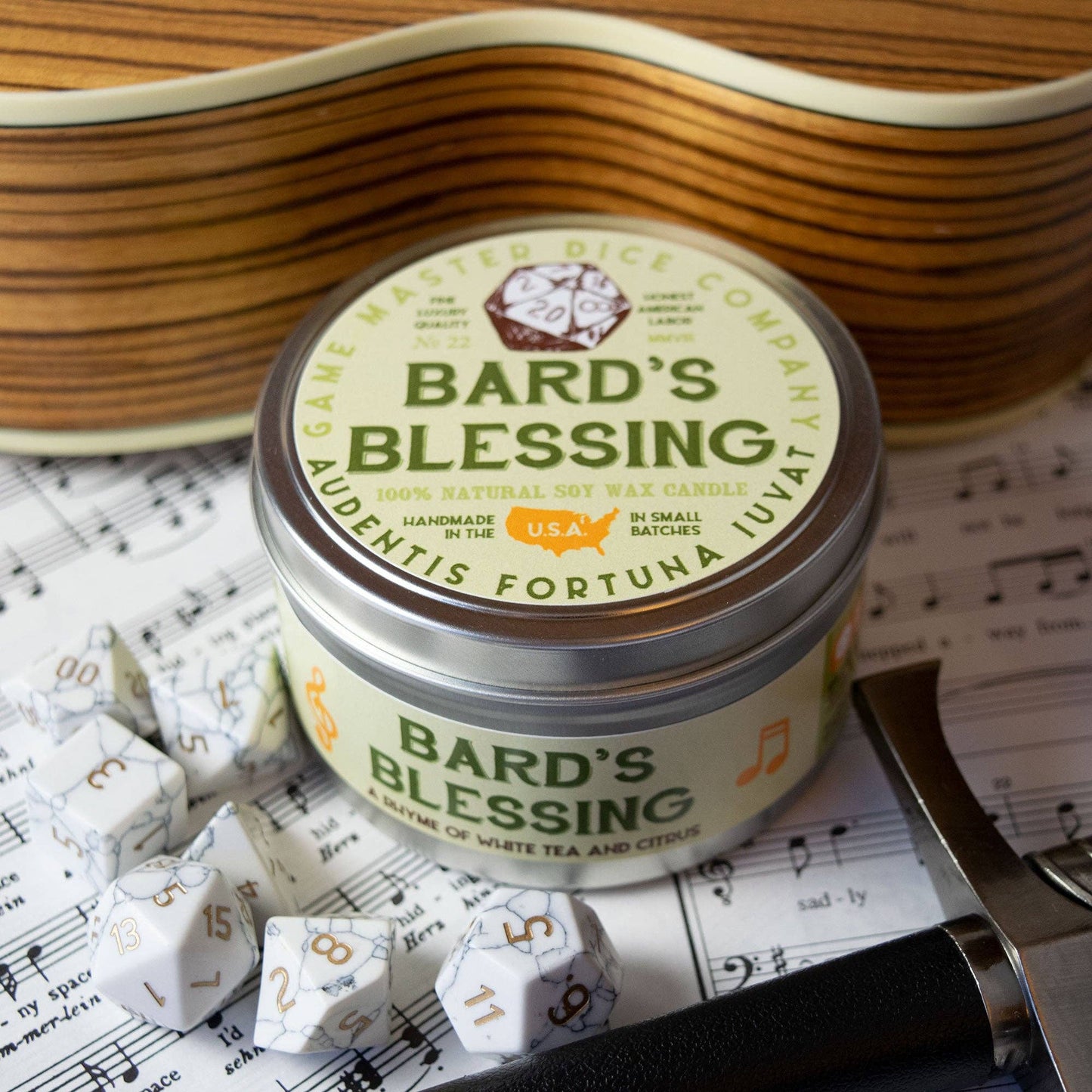 GAMING CANDLE: BARD'S BLESSING