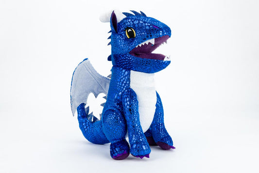 BLUE DRAGON PLUSH DICE BAG