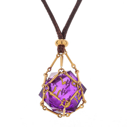 MYSTICAGE DICE CHAIN NECKLACE - D20