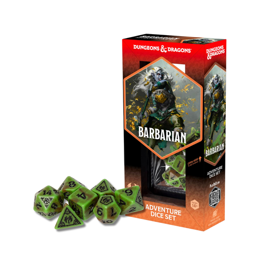 DUNGEONS & DRAGONS ADVENTURE DICE SET - BARBARIAN