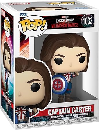 POP! CAPTAIN CARTER from DR. STRANGE MULTIVERSE OF MADNESS Funko Pop! Vinyl Figure #1033