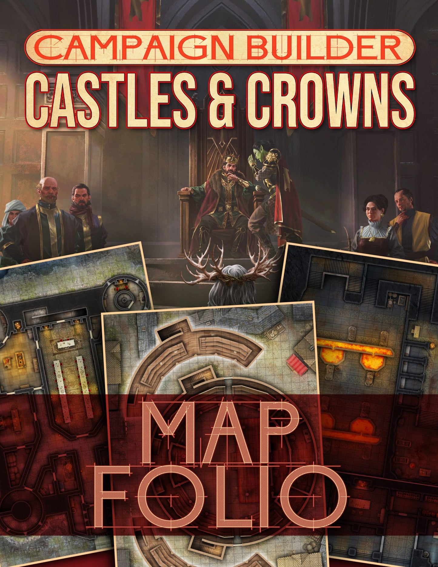 CAMPAIGN BUILDERS - CASTLES & CROWNS MAP FOLIO