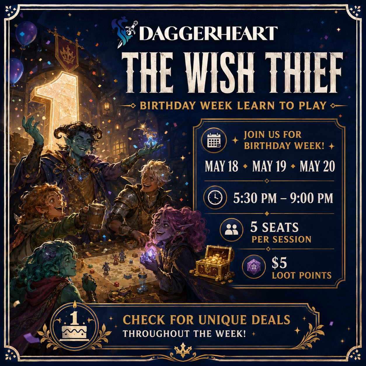 DAGGERHEART | THE WISH THIEF – 1 YEAR BIRTHDAY ONE SHOT