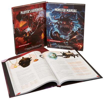 DUNGEONS AND DRAGONS Fifth Edition CORE RULEBOOK GIFT SET - Special Foil Covers Edition with Slipcase