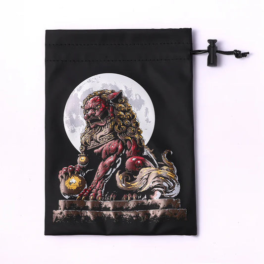 FINE ARTS LEATHER DICE BAG
