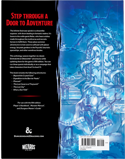 DUNGEONS AND DRAGONS: QUESTS FROM THE INFINITE STAIRCASE - ADVENTURE BOOK