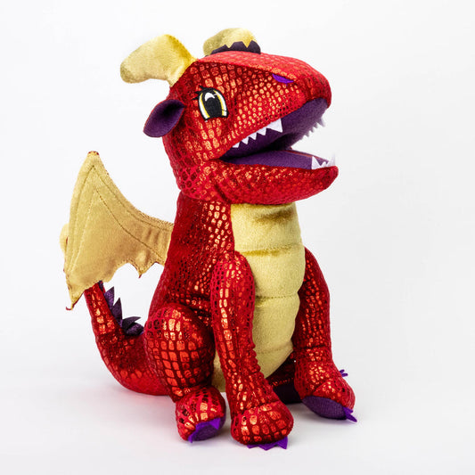 RED DRAGON PLUSH DICE BAG