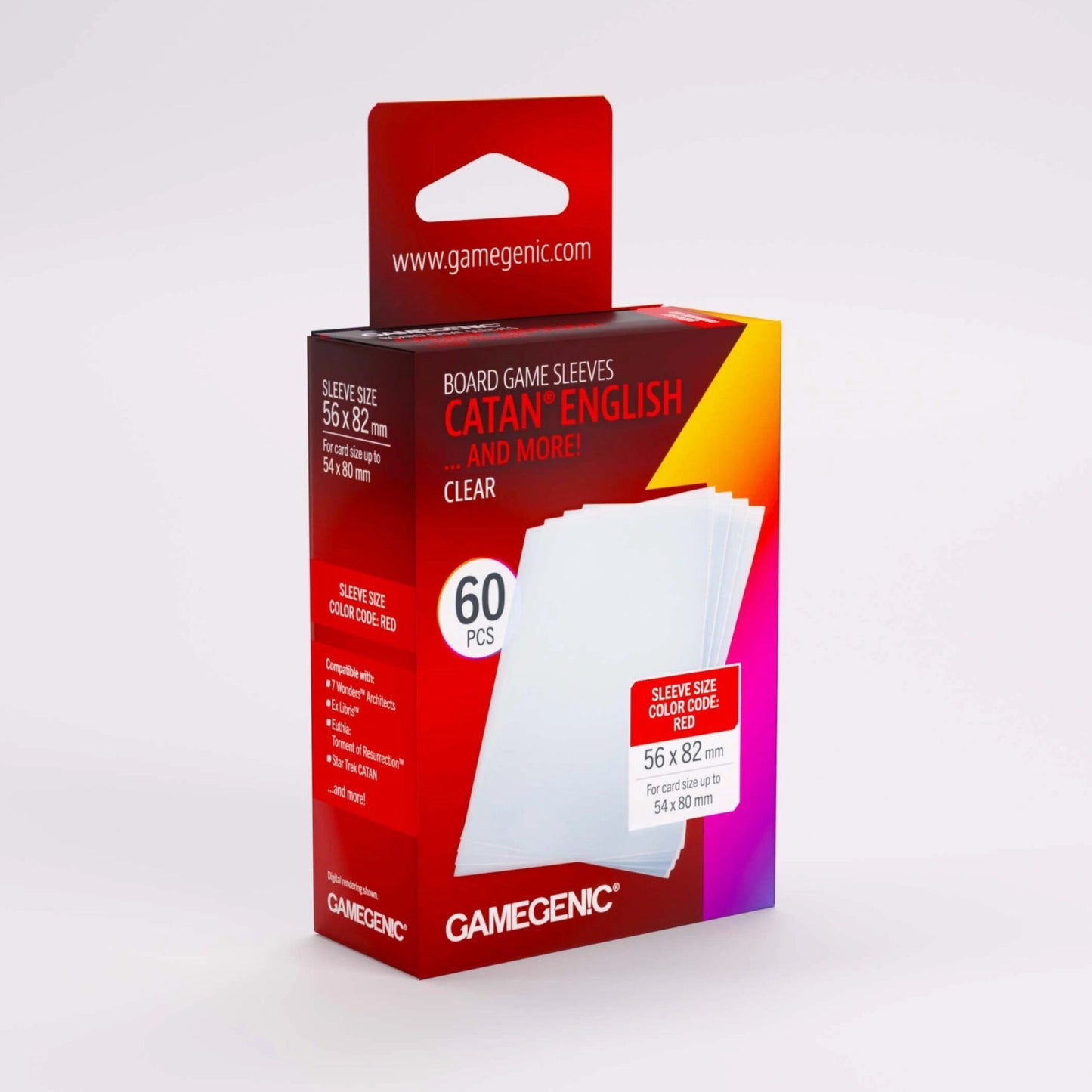 PRIME BOARD GAME SLEEVES - 50 COUNT