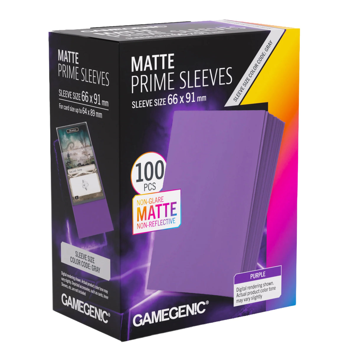 Matte Prime Sleeves Purple 66x91