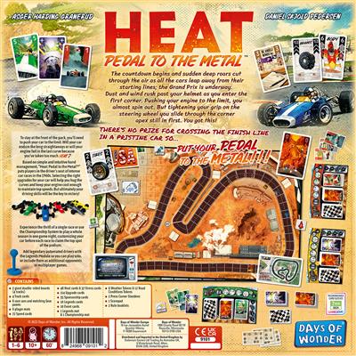 HEAT - Pedal to the Metal Board Game