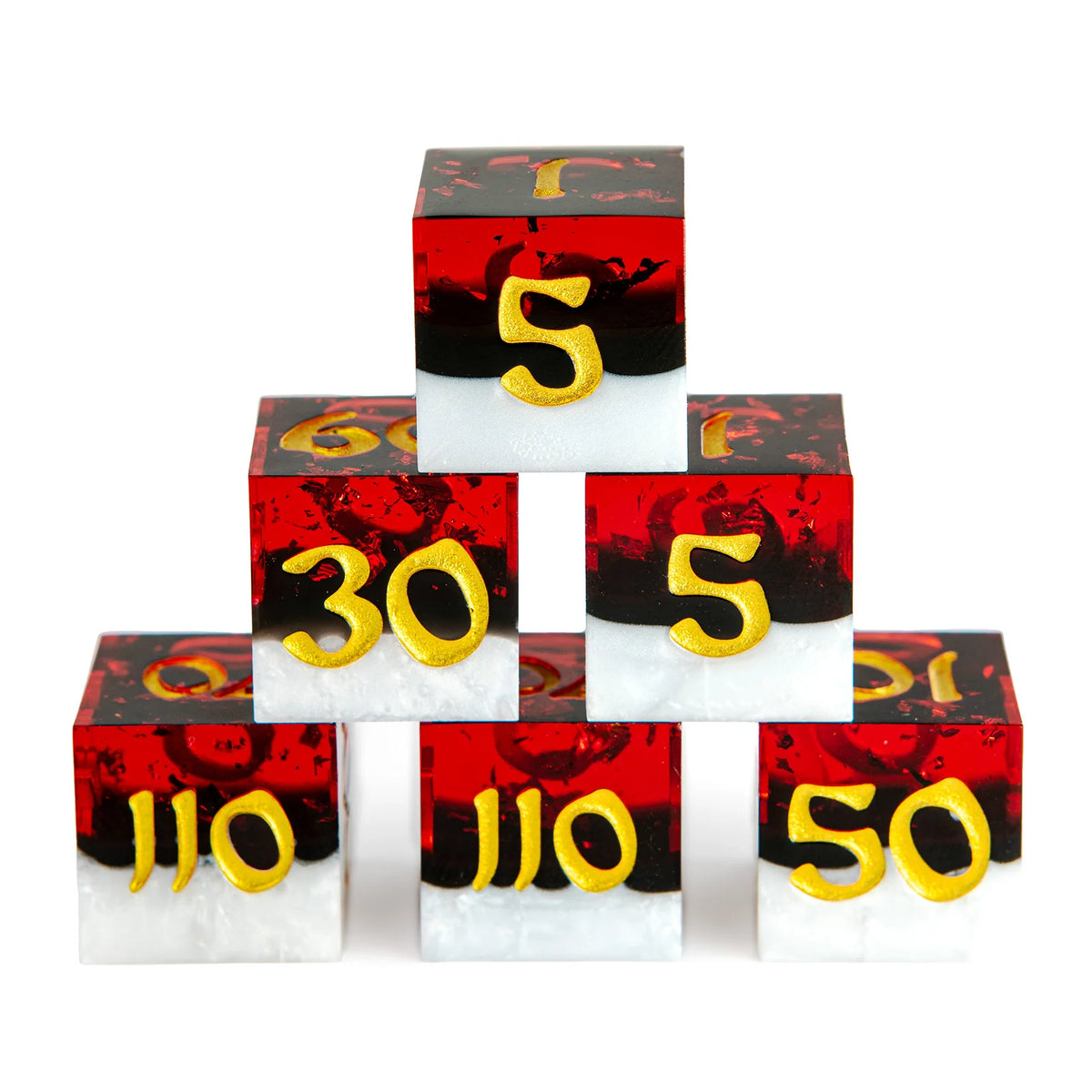 Damage Counter Dice Set - Classic