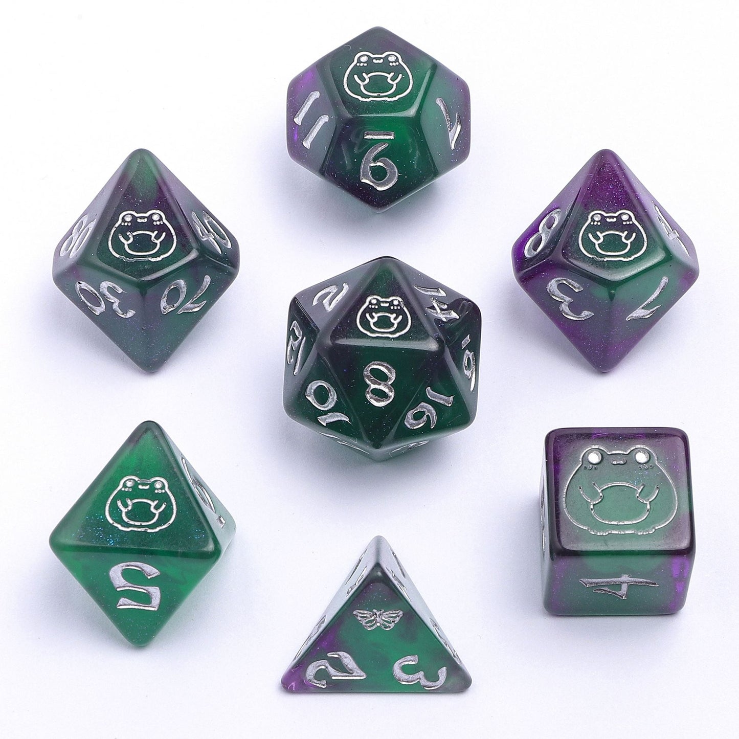 WYRMFORGED ROLLERS - ROUNDED RESIN RPG DICE SET