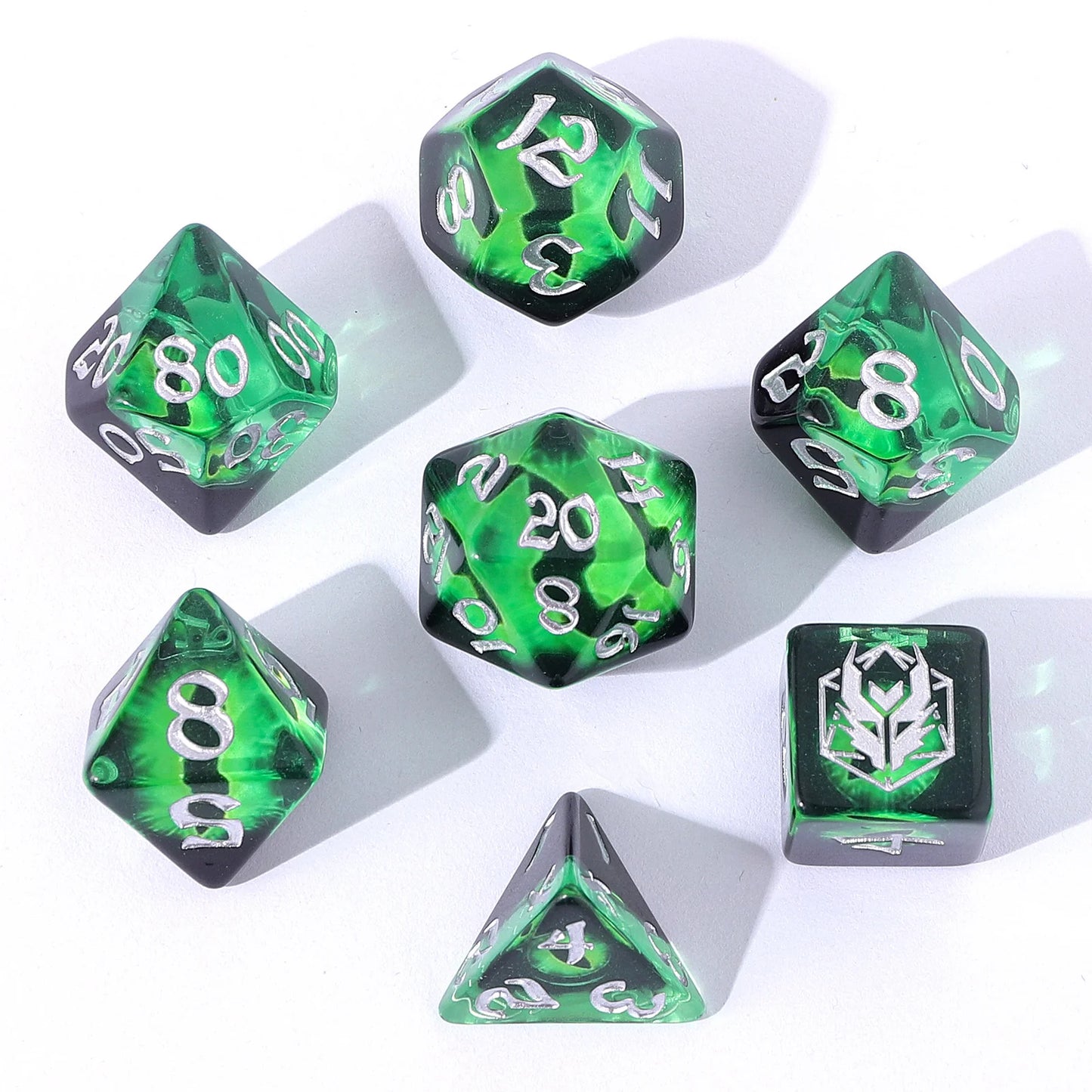 WYRMFORGED ROLLERS - ROUNDED RESIN RPG DICE SET
