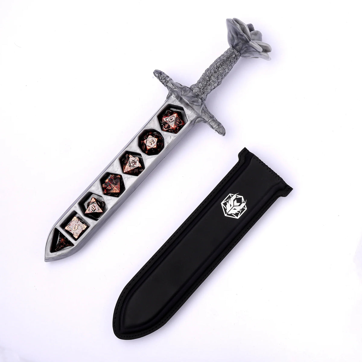 Rose Dagger Resin Dice Case