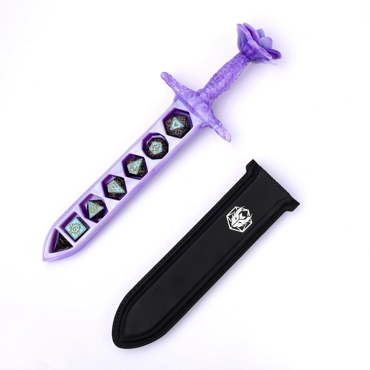Rose Dagger Resin Dice Case