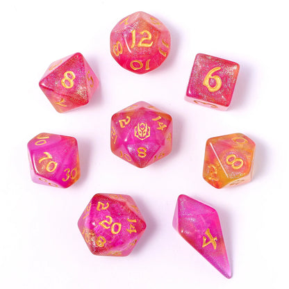 WYRMFORGED ROLLERS - ROUNDED RESIN RPG DICE SET