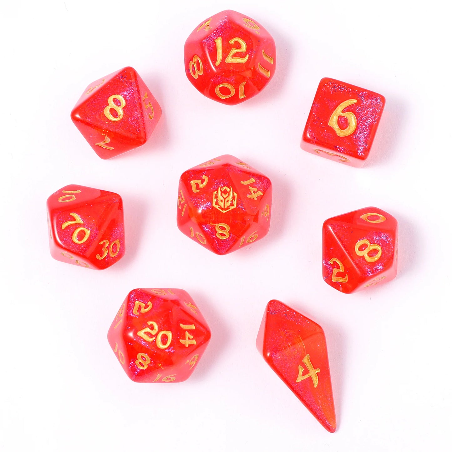 WYRMFORGED ROLLERS - ROUNDED RESIN RPG DICE SET
