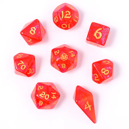WYRMFORGED ROLLERS - ROUNDED RESIN RPG DICE SET
