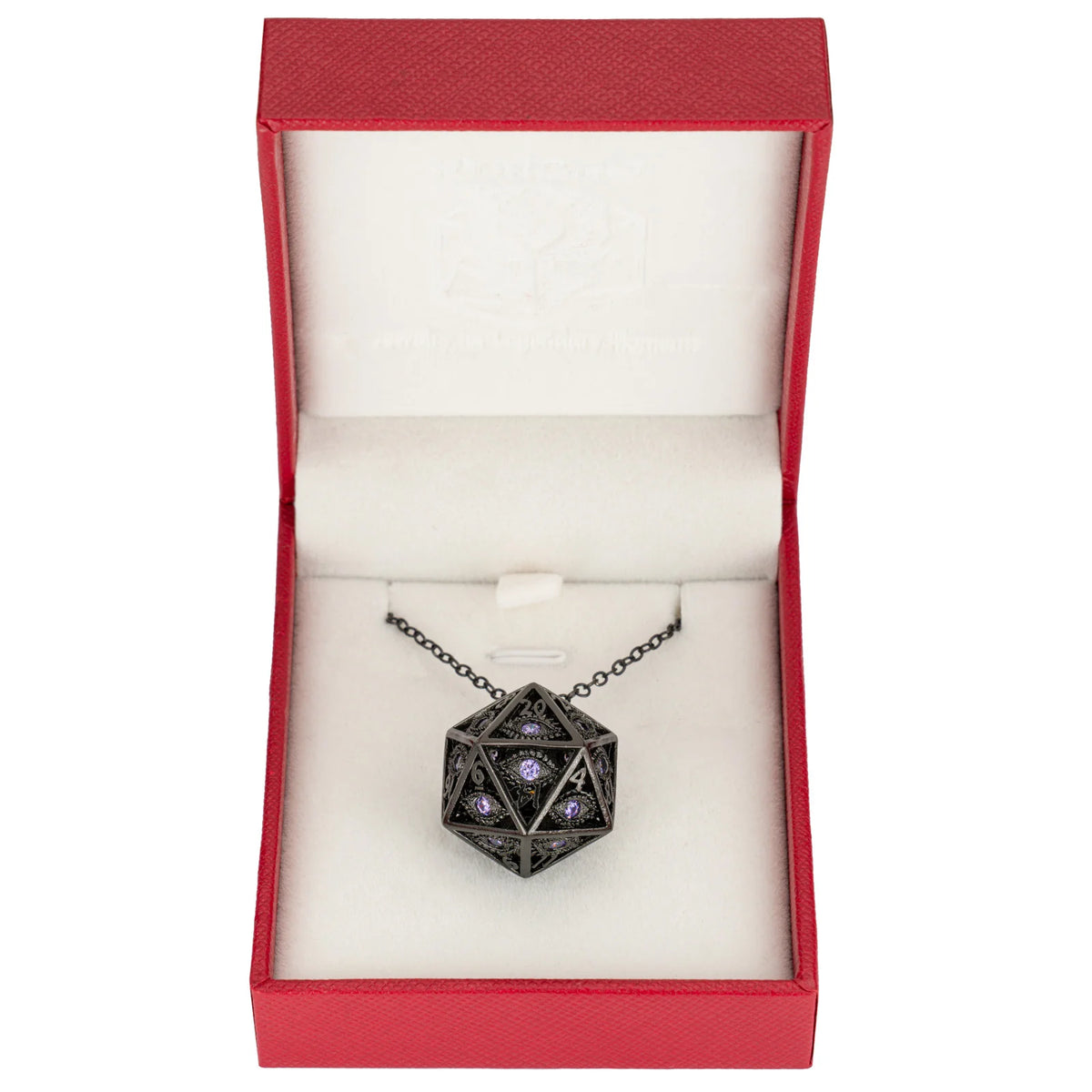 DRAGON'S EYE D20 NECKLACE