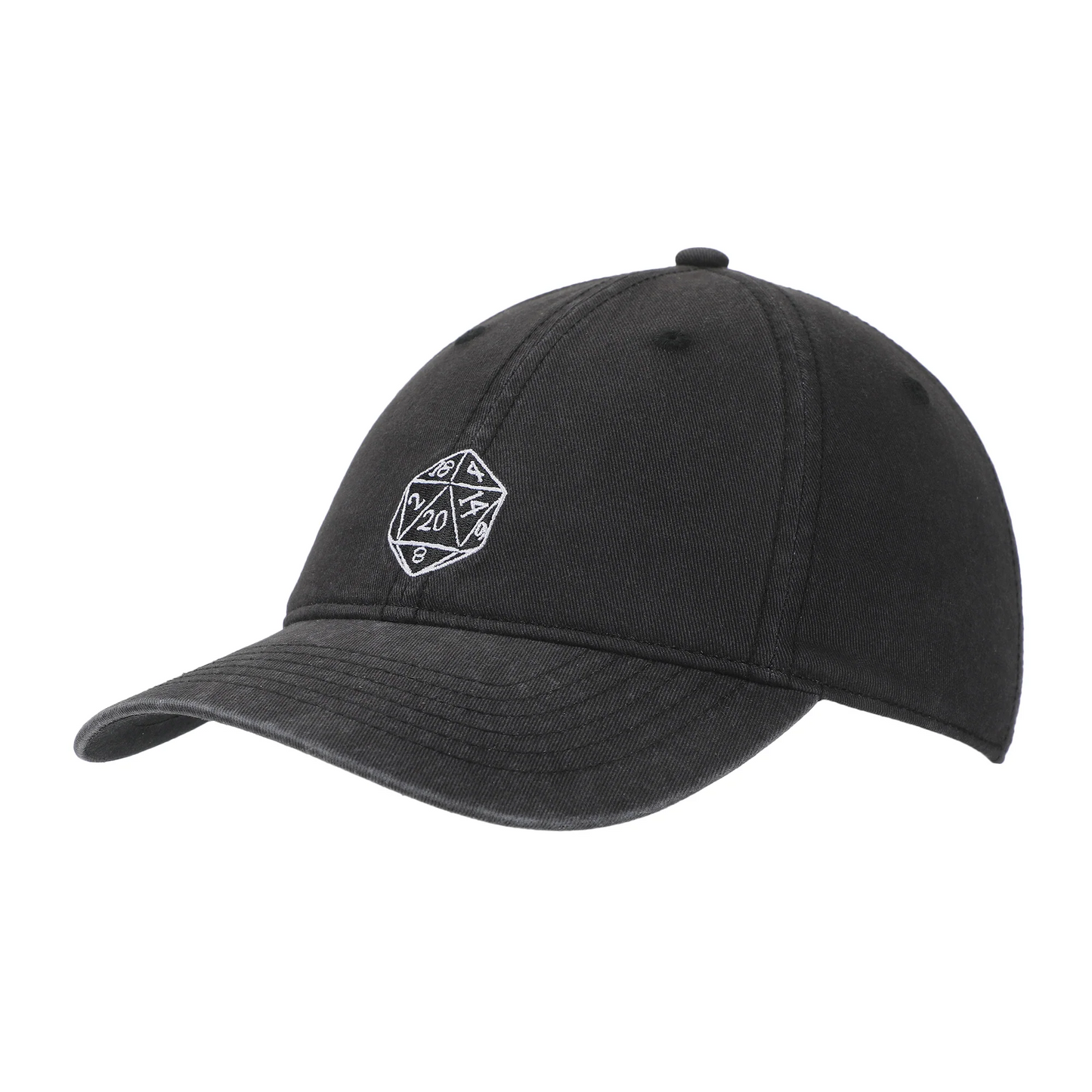 D&D D20 BLACK BASEBALL CAP
