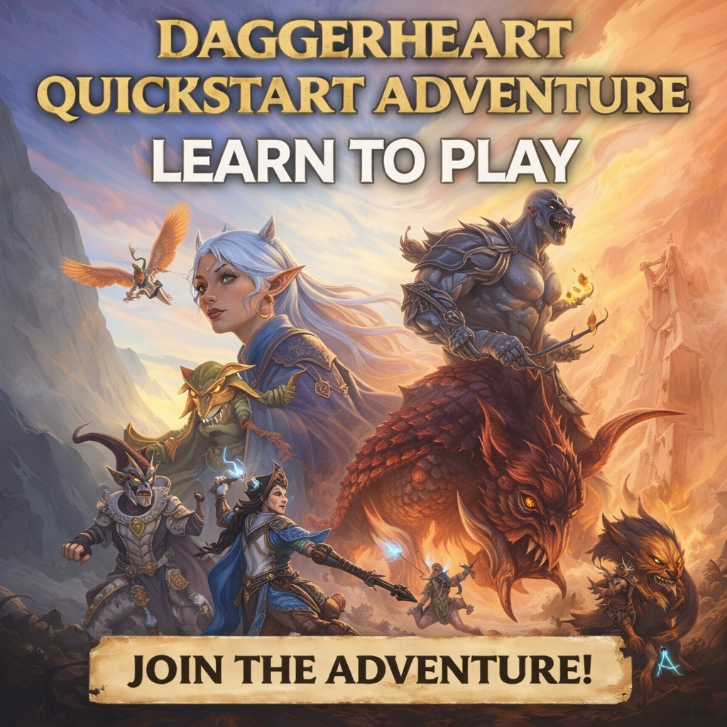 DAGGERHEART | QUICKSTART ADVENTURE/LEARN TO PLAY
